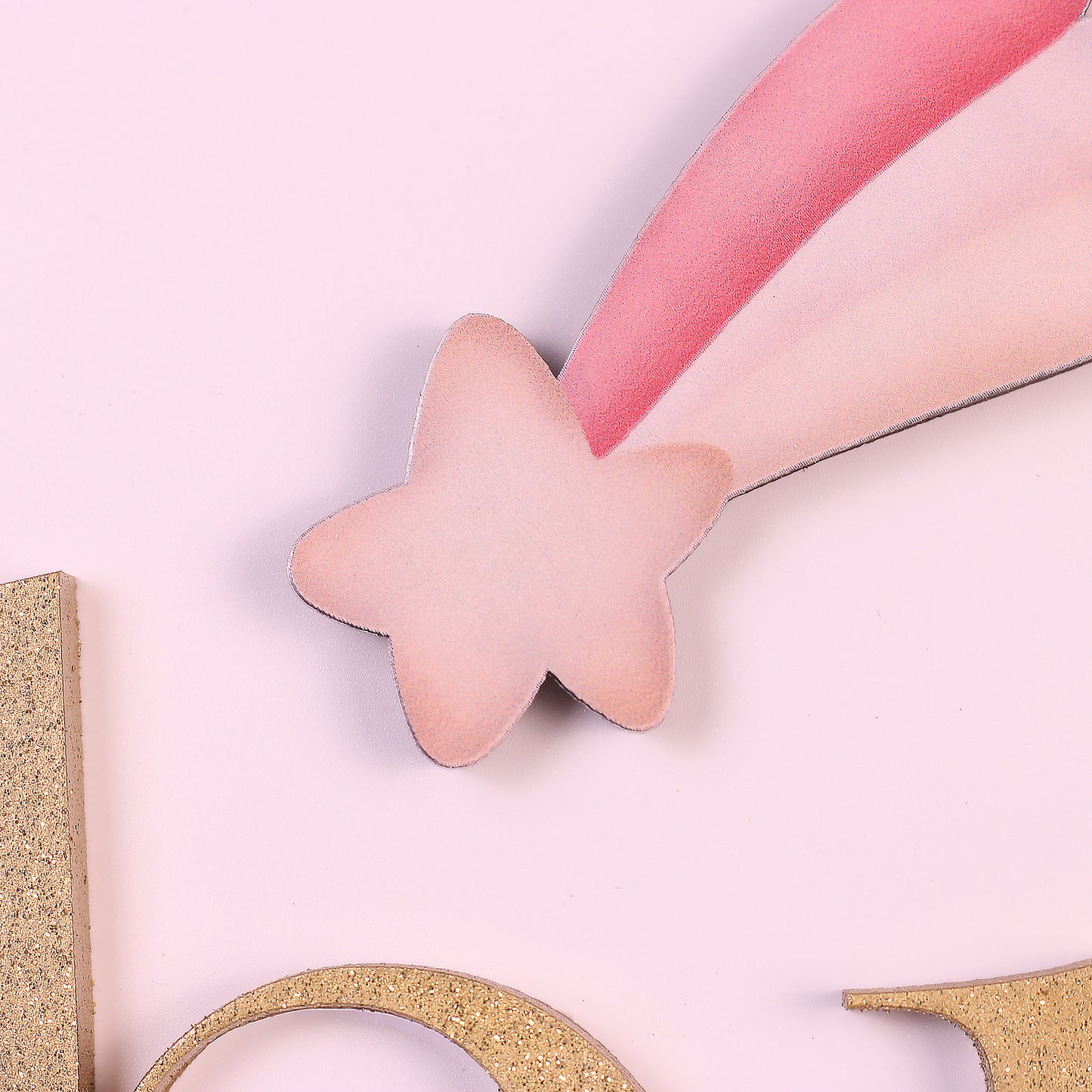 Conejitos Dulces - Letrero personalizado para bebé