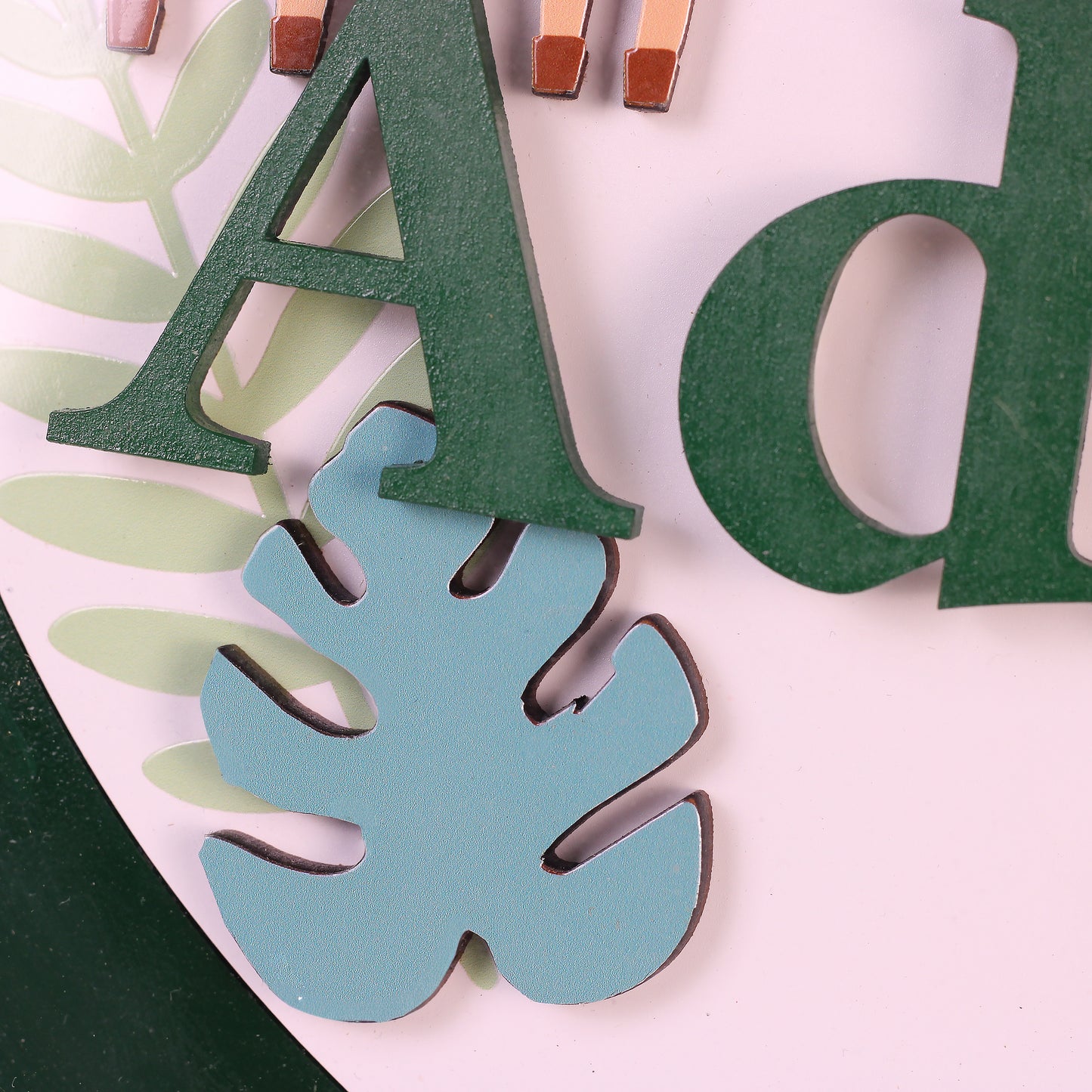 Safari Aventura - Letrero personalizado para bebé