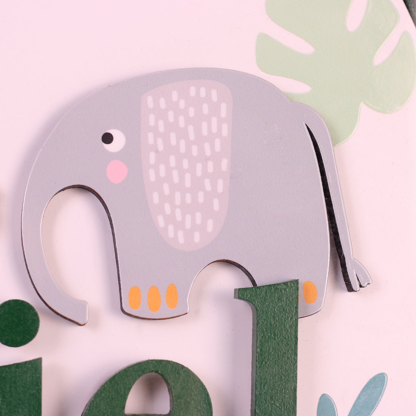 Safari Aventura - Letrero personalizado para bebé