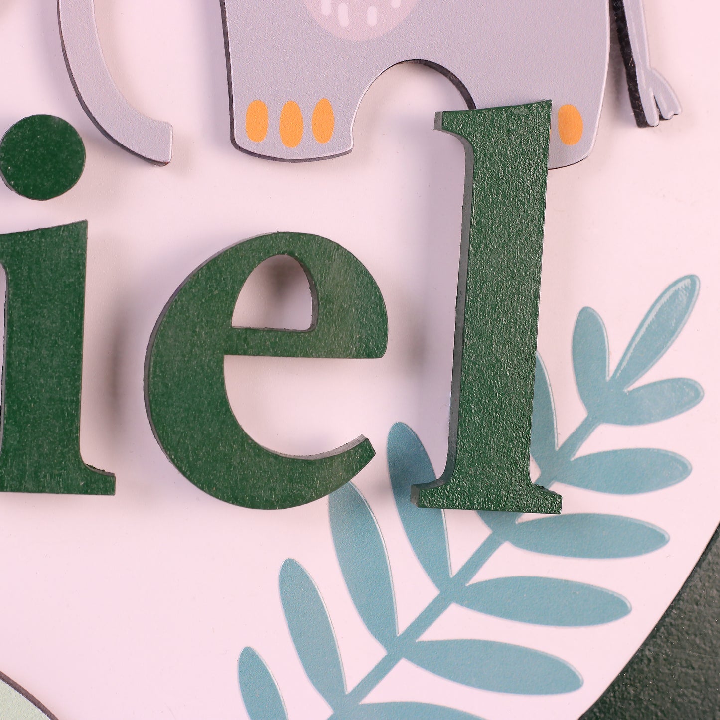 Safari Aventura - Letrero personalizado para bebé