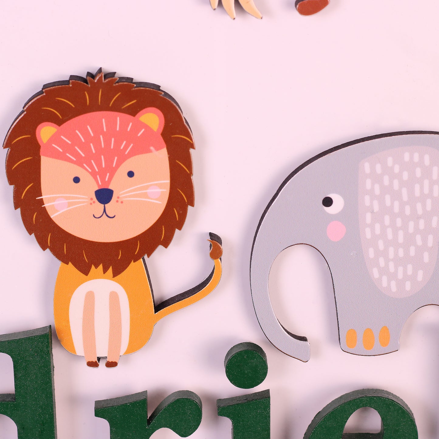 Safari Aventura - Letrero personalizado para bebé