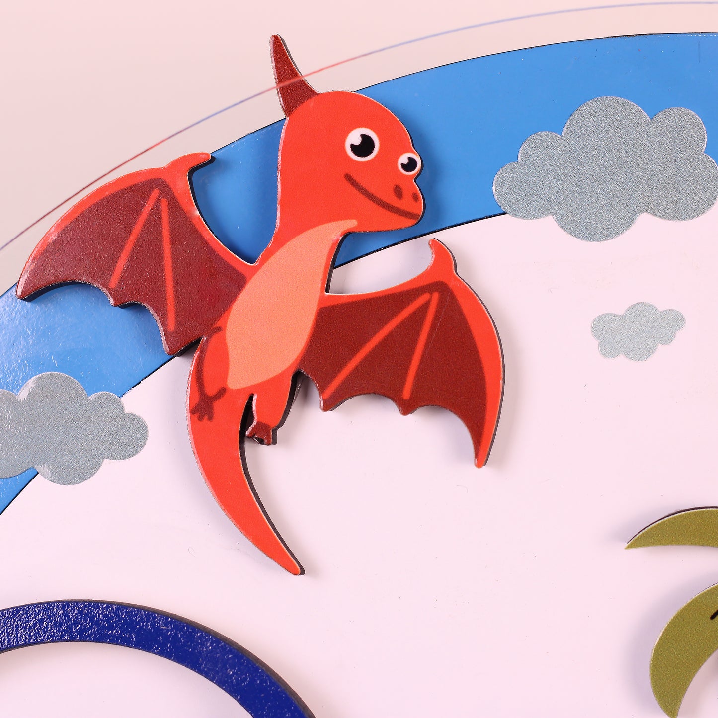 Dinoaventura - Letrero personalizado para bebé