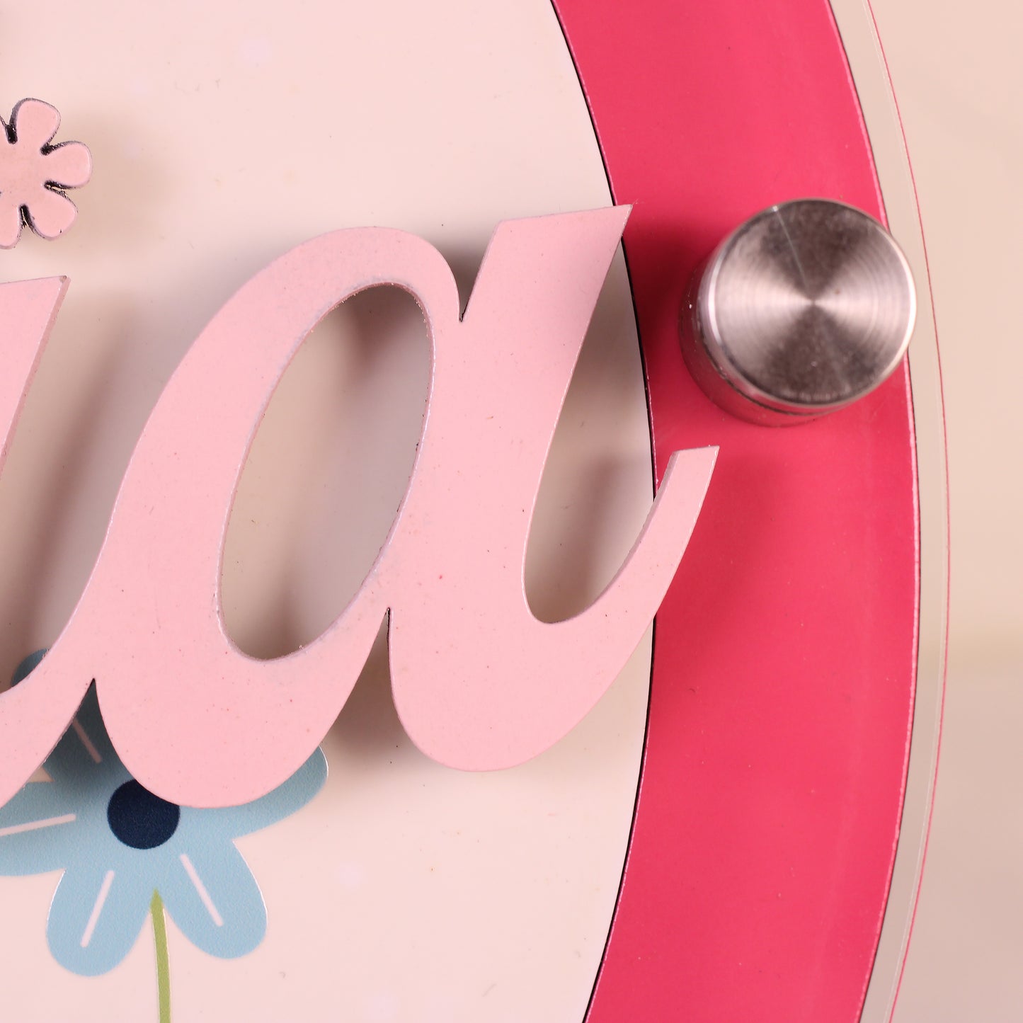 Jardín Encantado - Letrero personalizado para bebé