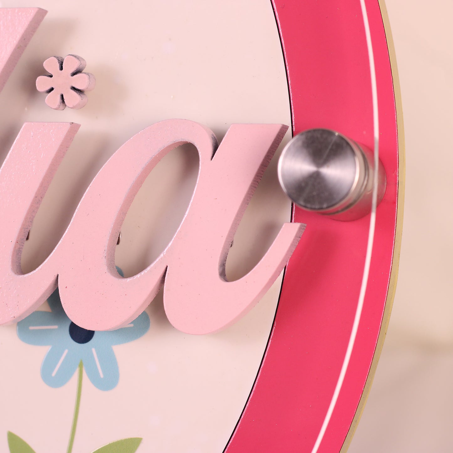 Jardín Encantado - Letrero personalizado para bebé