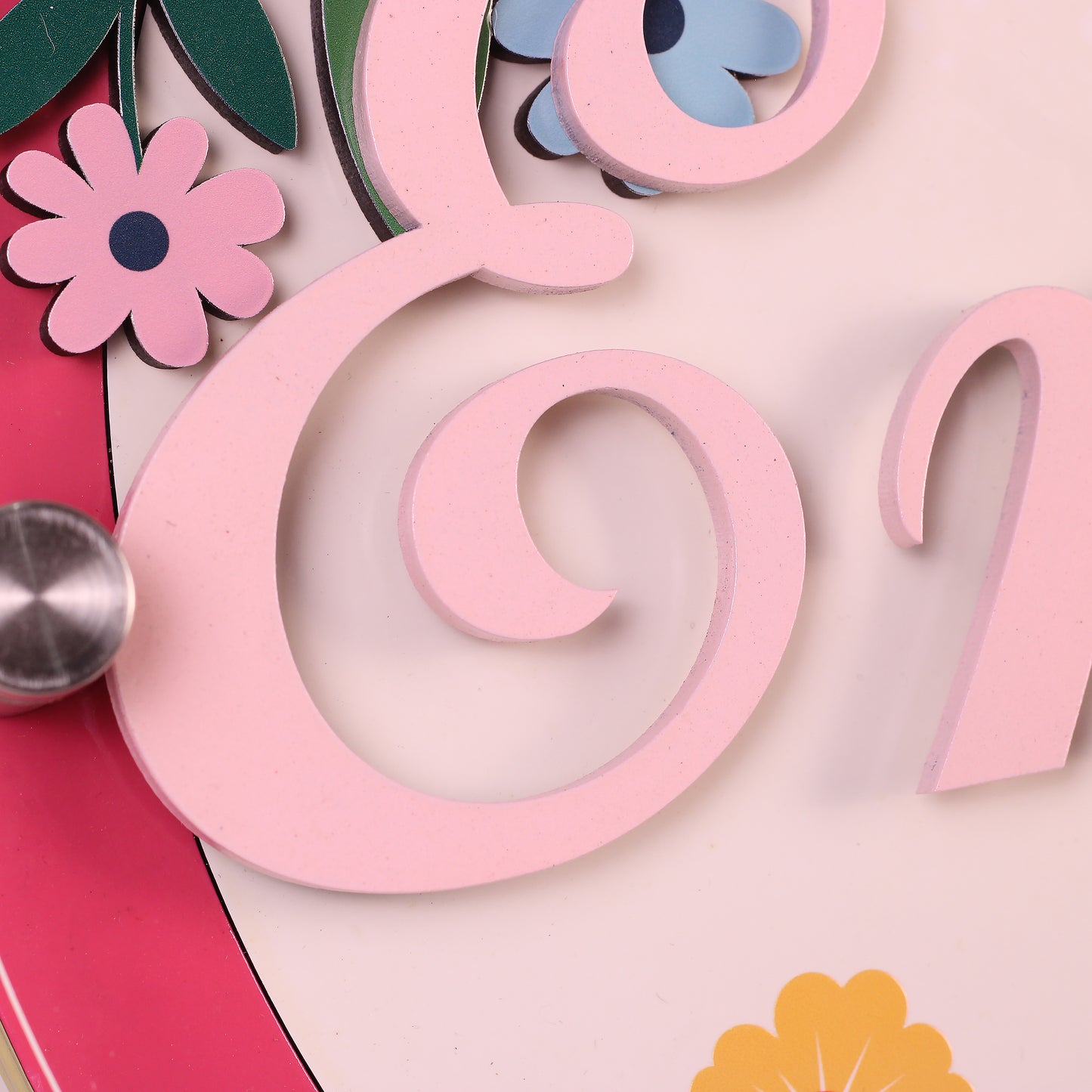 Jardín Encantado - Letrero personalizado para bebé