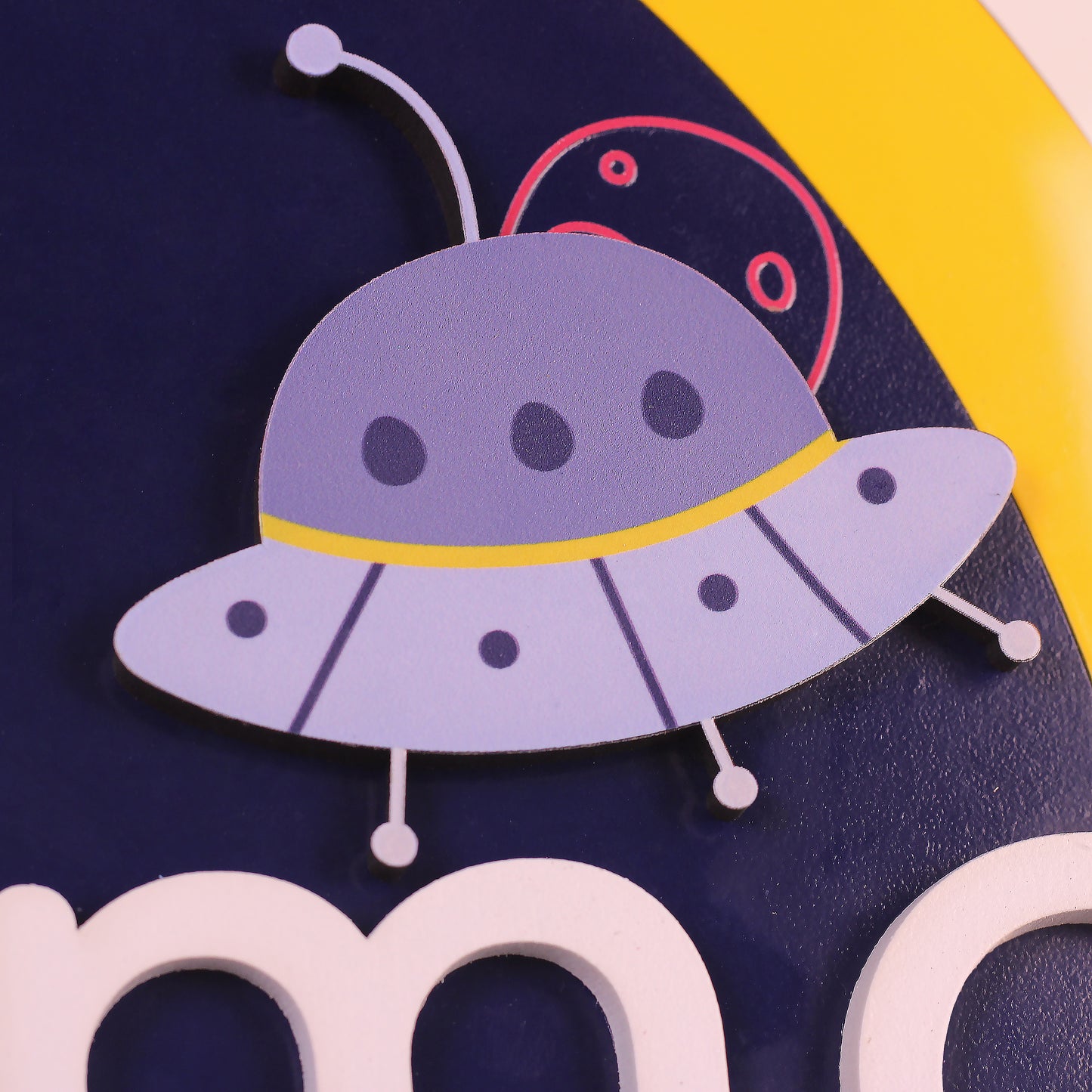 Aventura Espacial - Letrero personalizado para bebé