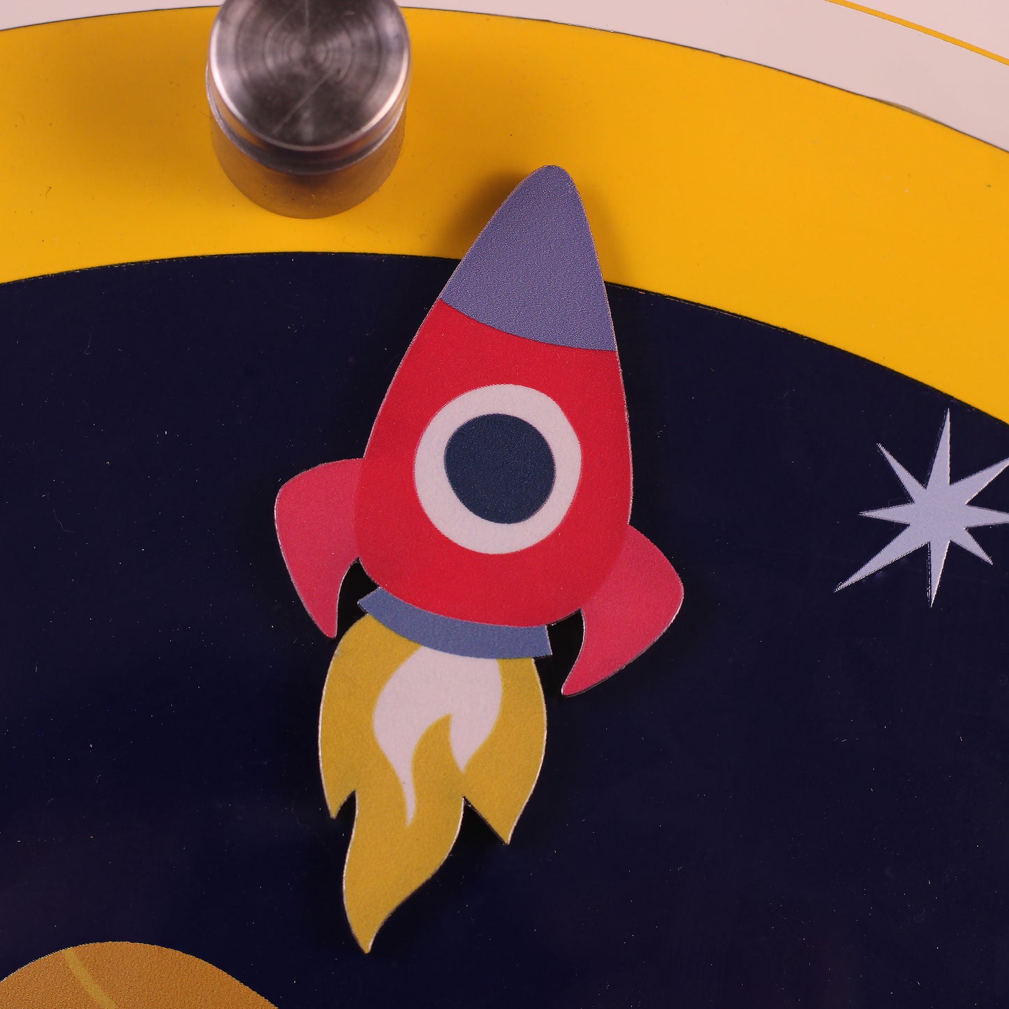 Aventura Espacial - Letrero personalizado para bebé