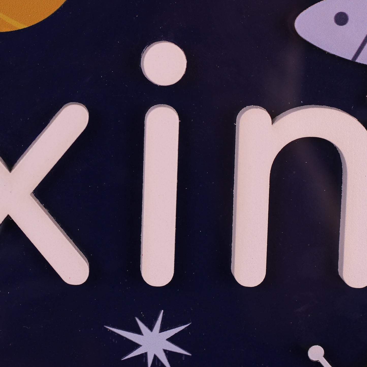 Aventura Espacial - Letrero personalizado para bebé