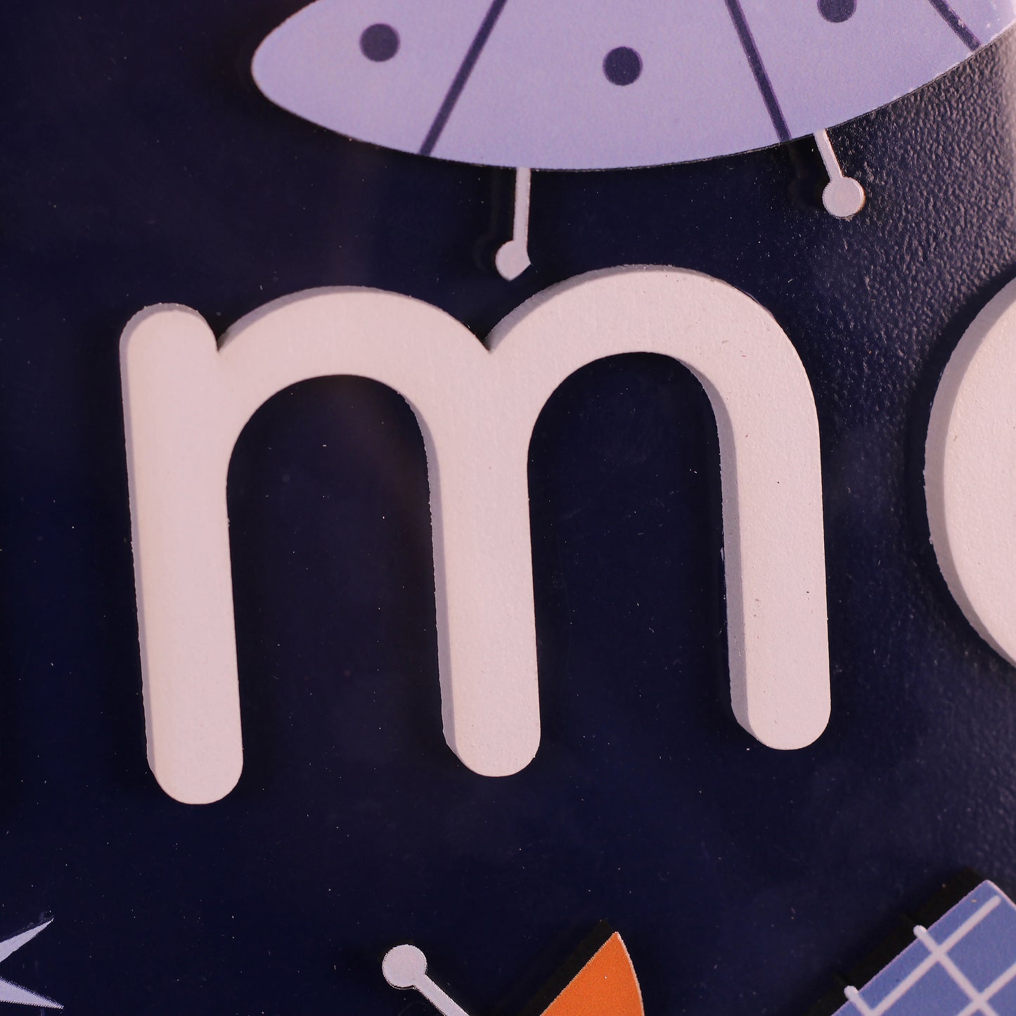 Aventura Espacial - Letrero personalizado para bebé